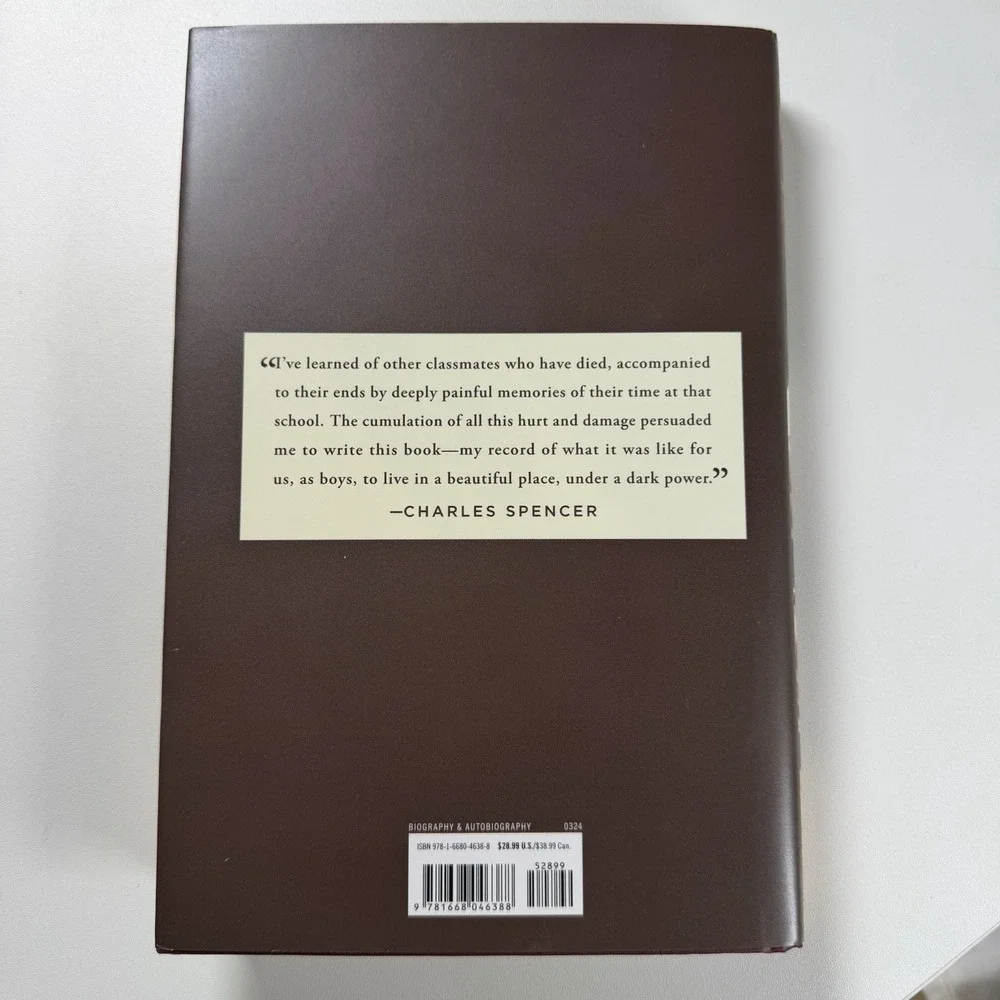 A Very Private School: A Memoir by Charles Spencer (Hardcover, First Edition)